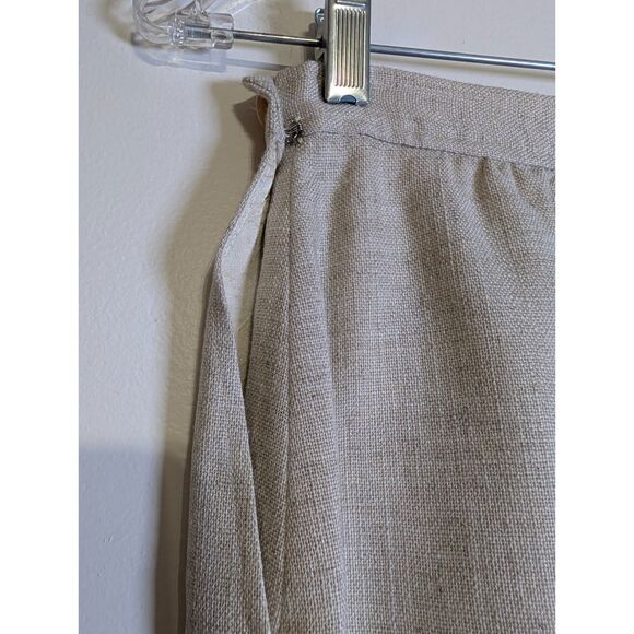 Vintage Evan Picone Skirt Suit 12 Linen Blend Glamoratti Power Suit ILGWU USA - Picture 4 of 16